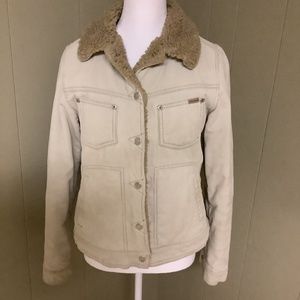 Buff colored corduroy jacket